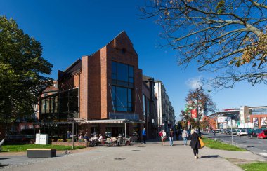 Hollanda 'daki Amsterdam şehrinin manzarası