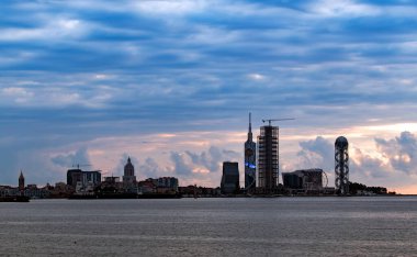 Gürcistan 'ın Batumi kentinin manzarası