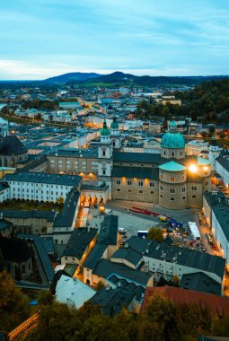 Vilnius, Litvanya 'nın havadan görünüşü