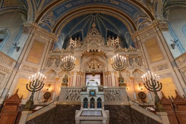 Macaristan 'ın Szeged kentindeki eski Hıristiyan kilisesinin içinde.