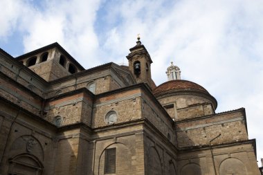 Siena, İtalya 'daki St. Mark Katedrali' nin manzarası