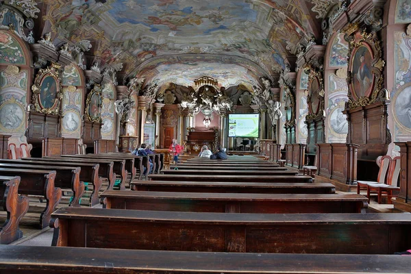 Interior Antiga Igreja Cristã — Fotografia de Stock