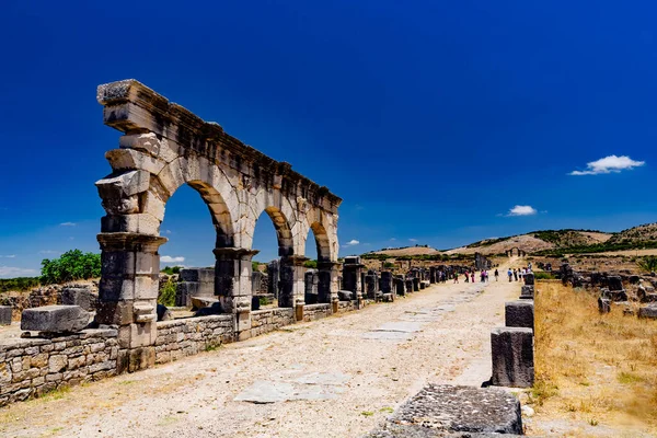 Pamukkale Deki Antik Hiyeraplis Kalıntıları Hindi — Stok fotoğraf