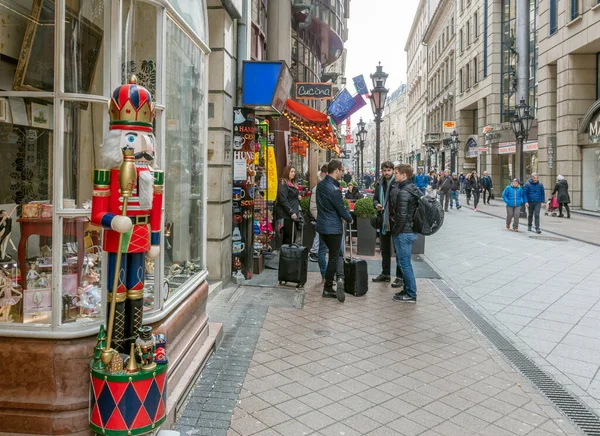 Straße Der Stadt Barcelona — Stockfoto