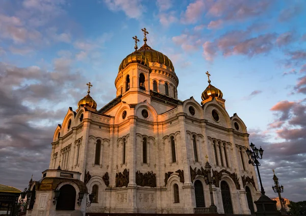 Katedra Chrystusa Zbawiciela Moskwie Rosja — Zdjęcie stockowe