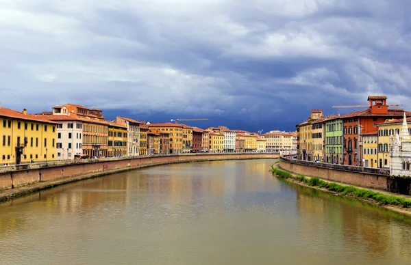 Pemandangan Dari Ponte Vecchio Dalam Florence Italy — Stok Foto