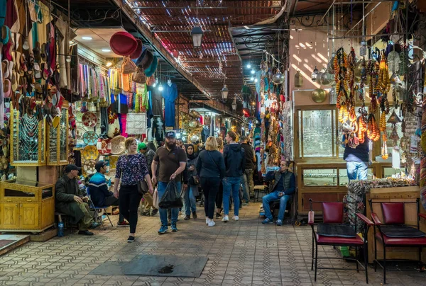 Mercado Tradicional Marraquexe Marrocos — Fotografia de Stock