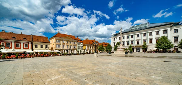 Gyor Junho 2020 Centro Gyor Hungria Gyor Tem Uma Bela — Fotografia de Stock