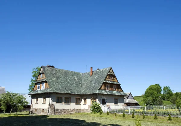 Oud Houten Huis Het Dorp — Stockfoto