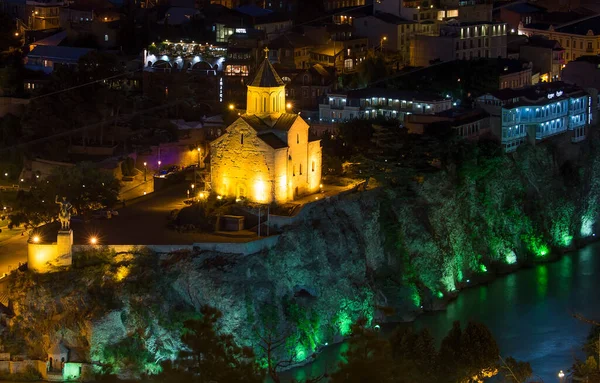 Uitzicht Nacht Van Stad Dubrovnik Kroatië — Stockfoto