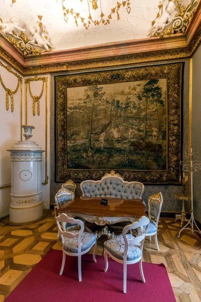 Interior Casa Histórica Luxo — Fotografia de Stock