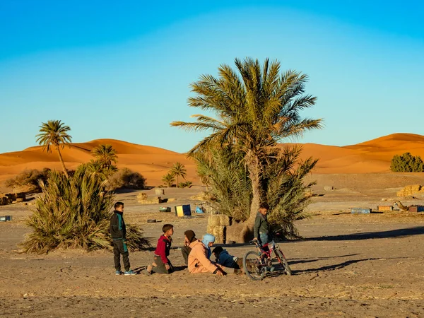 Blick Auf Wüstenlandschaft Marokko — Stockfoto