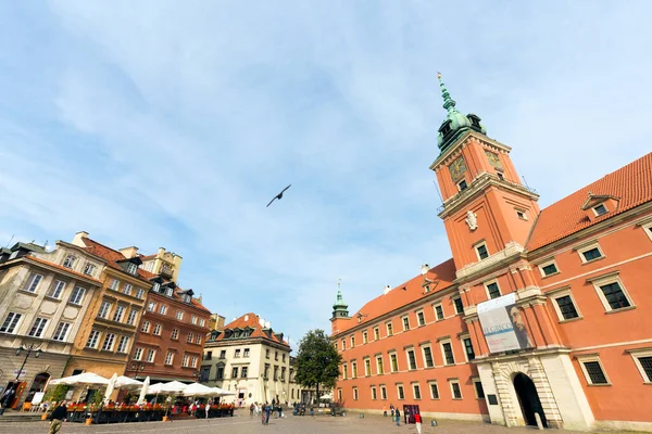 Kilátás Régi Városháza Warsaw Lengyelország — Stock Fotó