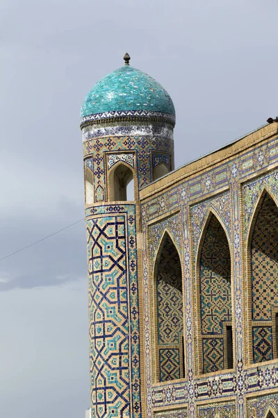 Desenfoque Iran Las Viejas Baldosas Decorativas Mezquita Antigua — Foto de Stock