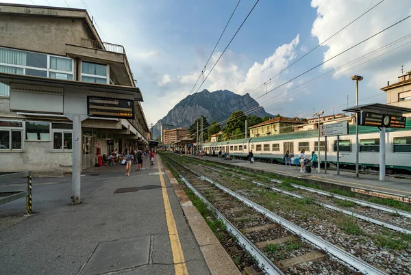 Вид Железнодорожный Вокзал Городе — стоковое фото