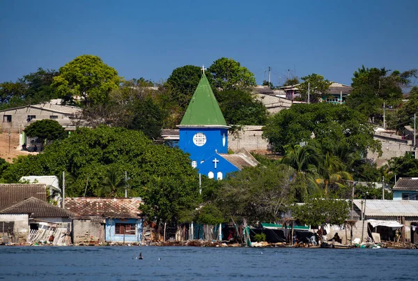 Cartagena Colombie Octobre 2015 Favelas Près Carthagène Est Cinquième Grande — Photo