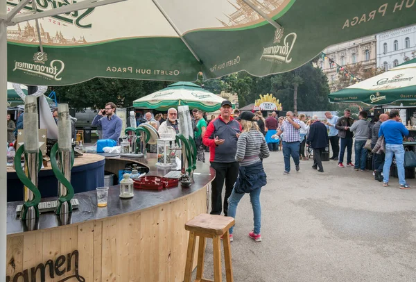 Fair Street Food European City — Stock Photo, Image