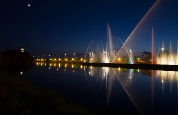 Batumi Georgia Temmuz 2015 Dancing Fountain Batumi Gece Yarısı Gösterisi — Stok fotoğraf