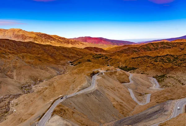 Красивий Гірський Пустельний Пейзаж Дорогою — стокове фото