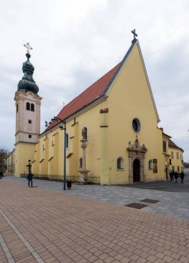Prag 'daki eski kasabanın manzarası