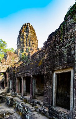 Angkor Wat, Kamboçya 'daki antik Bayon Tapınağı