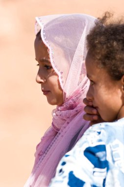 Fas 'taki genç bir çiftin portresi.