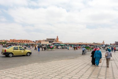 Fas 'taki eski şehir manzarası