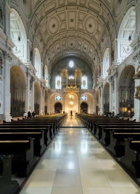 Eski Hıristiyan kilisesinin içi