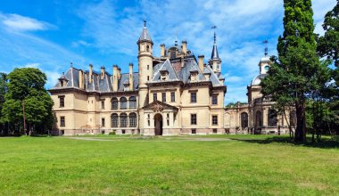 İngiltere 'deki eski şato.