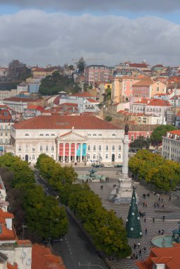 Litvanya 'nın başkenti Vilnius' un manzarası