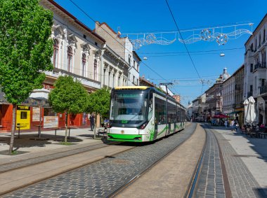 Macaristan 'ın Miscolc kentinin manzarası