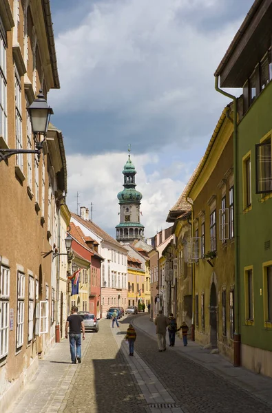 Pohled Staré Město Sopron Maďarské — Stock fotografie