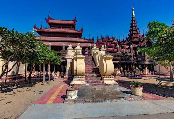 Wat Phra Doi Kham Chiang Mai Tajlandia — Zdjęcie stockowe