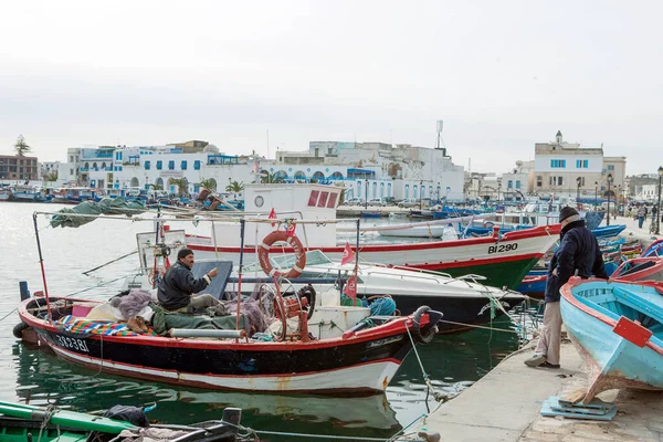 モロッコのエサオイラ港の漁船は — ストック写真