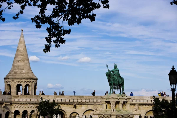 Kilátás Híres Mérföldkő Város Budapest — Stock Fotó