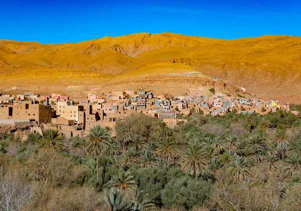 Widok Lotu Ptaka Tradycyjne Miasto Maroku — Zdjęcie stockowe