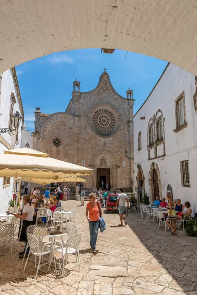 Ostuni Cidade Puglia Sul Itália — Fotografia de Stock