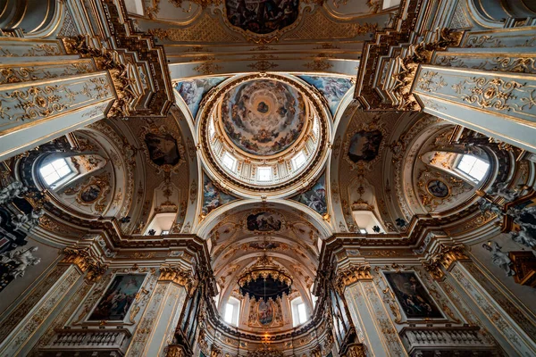 Interior Antigua Catedral Europa — Foto de Stock