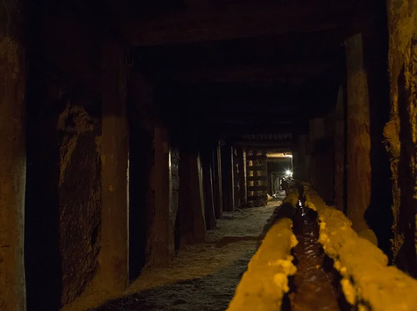 Unterirdisch Verlassenes Bergwerk Der Bamberger Altstadt — Stockfoto