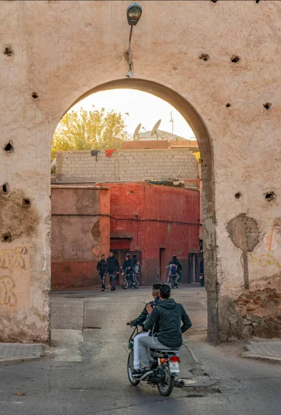 Strada Tradițională Orașului Maroc — Fotografie, imagine de stoc