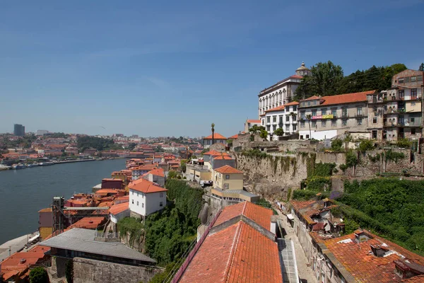 Vista Cidade Velha Porto Portugal — Fotografia de Stock