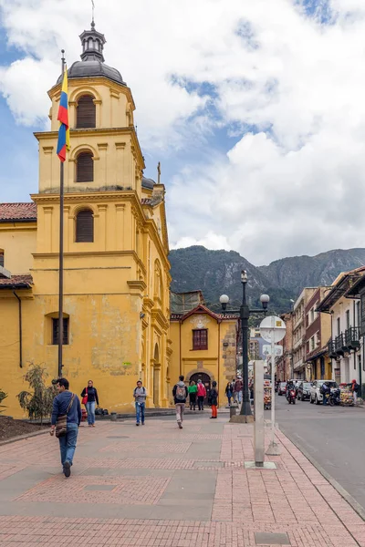 Bogota Colombia Octubre 2015 Distrito Candelaria Centro Capital Colombiana Bogotá — Foto de Stock