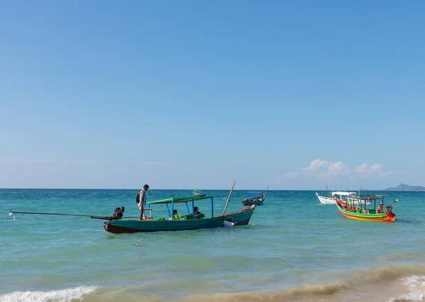 Boot Strand Andamanischen Meer — Stockfoto