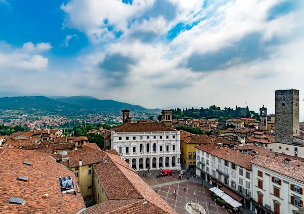 Talya Nın Siena Şehrinin Manzarası — Stok fotoğraf