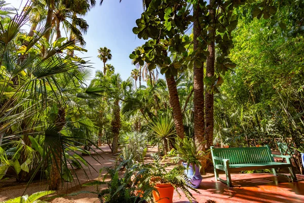 Touristic Place Tropical Garden Lisbon — Stock Photo, Image