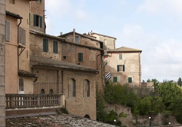 Vista Del Casco Antiguo Siena Italia — Foto de Stock