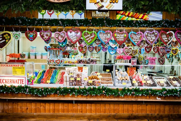 Вена Австрия Декмбря 2019 Года Магазин Ежегодном Рождественском Рынке Центре — стоковое фото