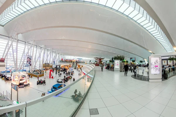 Interiér Letiště Šanghaji Porcelán — Stock fotografie