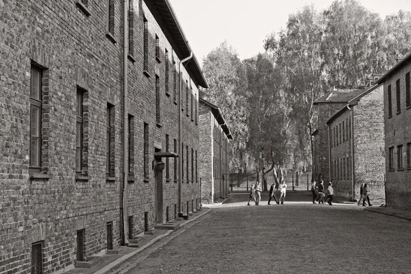 Oswiecim Polsko Října Osvětim Tábor Bývalý Nacistický Vyhlazovací Tábor Října — Stock fotografie