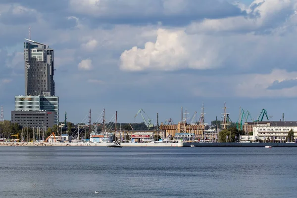 Utsikt Över Stockholms Hamn Sverige — Stockfoto